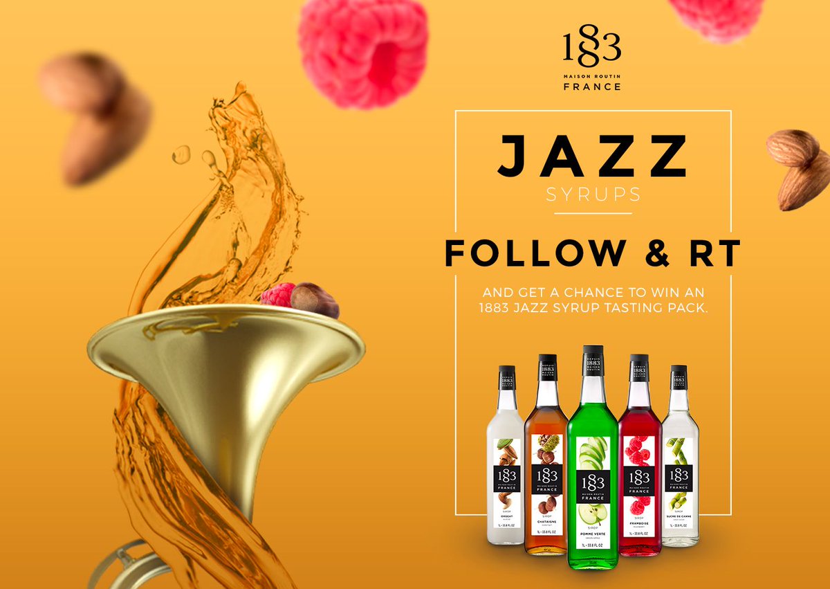 1883Syrups's tweet image. Last chance to win an 1883 Jazz Syrup Tasting Pack! Follow and retweet &amp;amp; get a chance to win! ;-) #Cocktail #Coffee