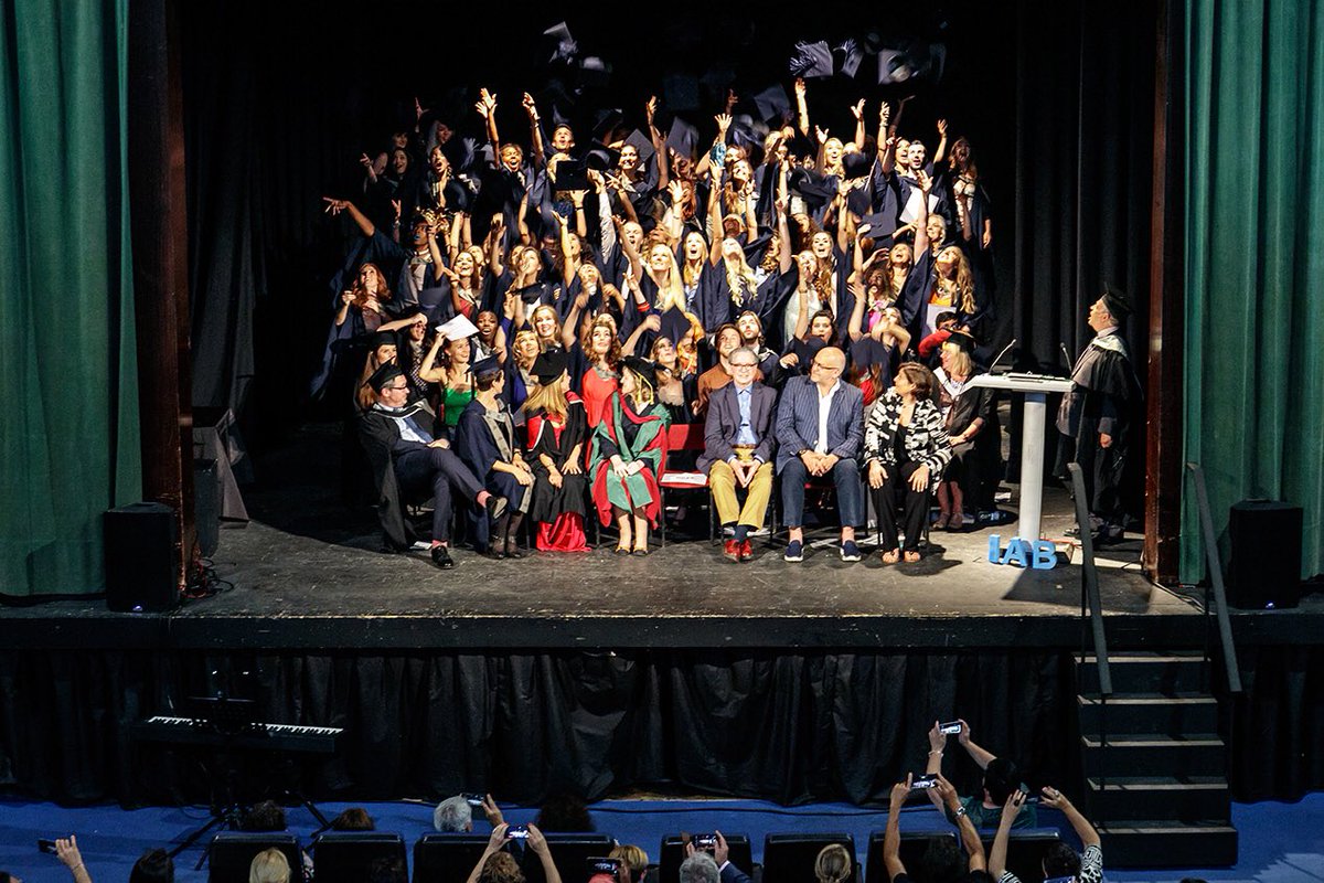 The legendary hat throw! #iabalumni #hatthrow #graduation2017