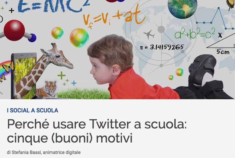 andreacreativo's tweet photo. Perché usare #Twitter a #scuola: 5 (buoni) motivi raccontati da @wlascuolaviva https://t.co/hPIIjzze0t #PNSD #TwDiario #TwLab #poesiaintweet https://t.co/CLat0BKz04