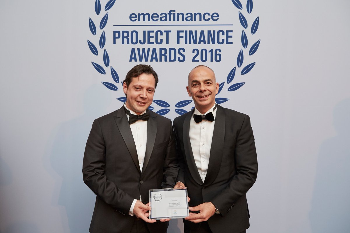 Ak Portföy’ün elektrik üreten fonuna EMEA Finance’den ödül!  
Londra, 7-8 Haziran 2017