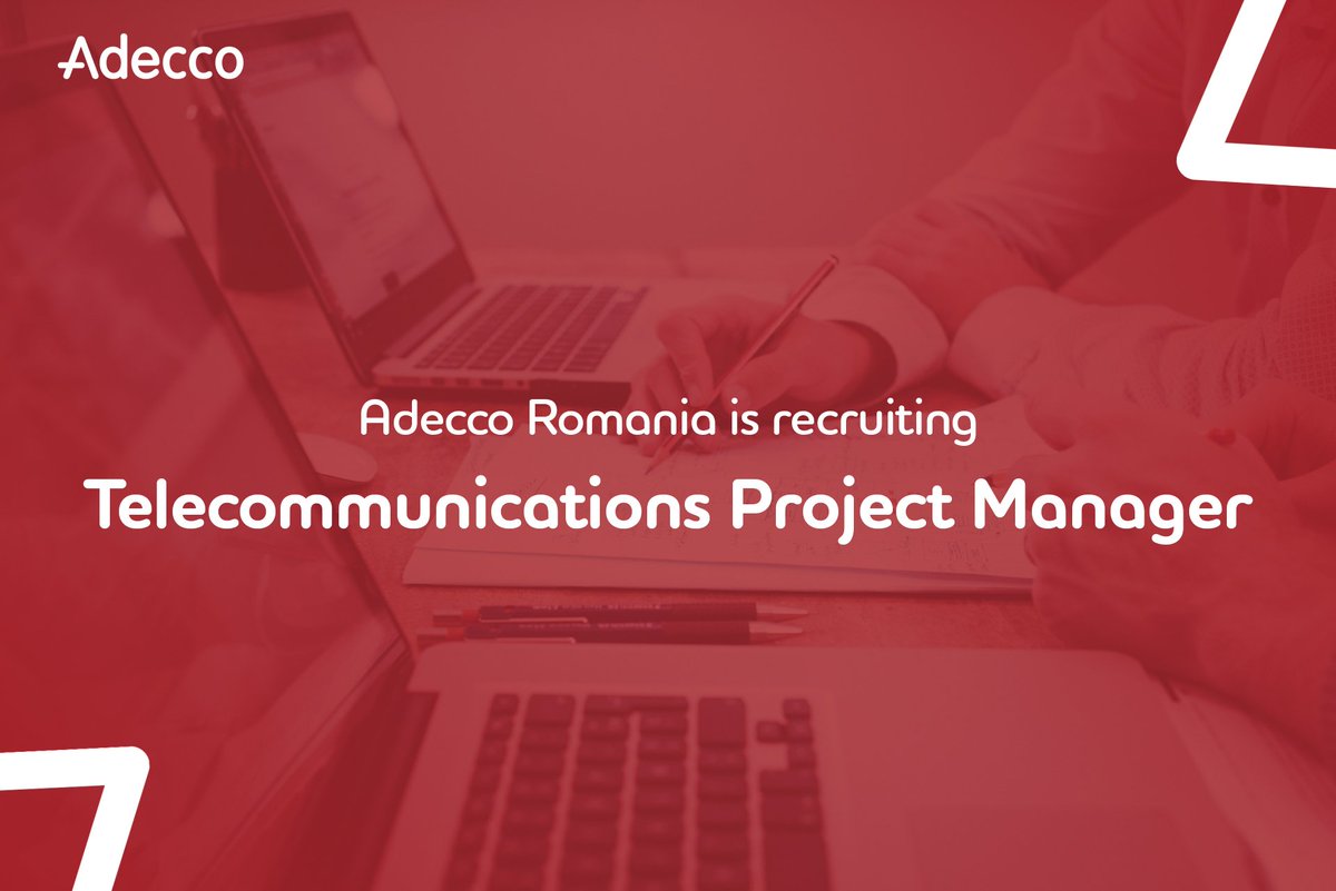 AdeccoRomania's tweet photo. #AdeccoRomania is looking for its client  for a Project Manager in Timisoara.
Apply now: https://t.co/WbzrSI4JS8 https://t.co/HdYoWfDmtJ