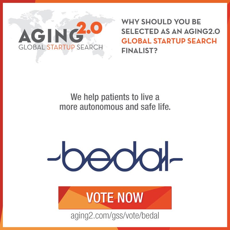 HappyAging_'s tweet photo. Help jij winnaar Belgische #A2GSS wedstrijd, @BedalPatch, naar finale in SF? Stem dan dagelijks tem 15/08: https://t.co/hKDNI1vvzR @Aging20 https://t.co/WovA5nRZ3D