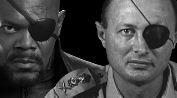 YoniCohen67's tweet photo. Separated at birth. United in glory. @MosheDayan67 #NickFury #Twins #WhoWoreItBetter https://t.co/l9WMD0ibO8