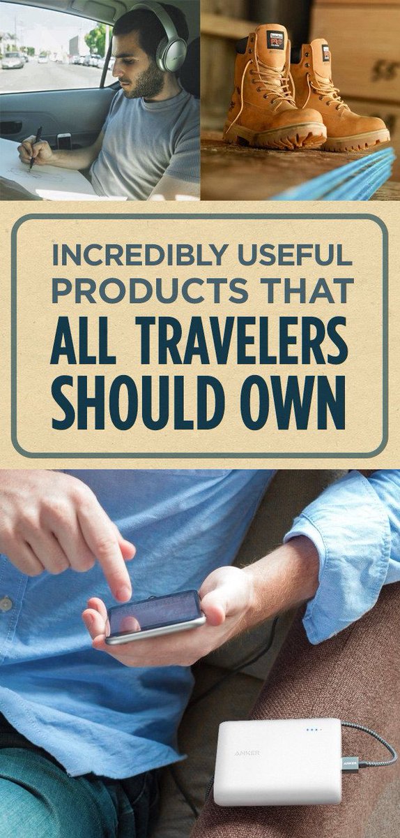 Travel Geeks! Here's a list of Products you should own: buff.ly/2tb0I0k

#ttot #travel #shopping #travelhacks #digitalnomad