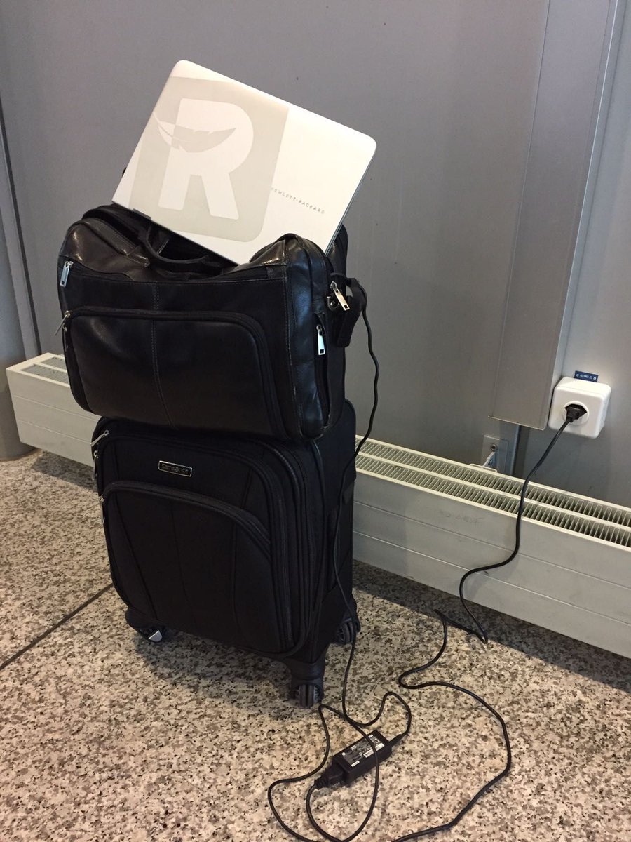 Time to recharge before the next round of interviews.