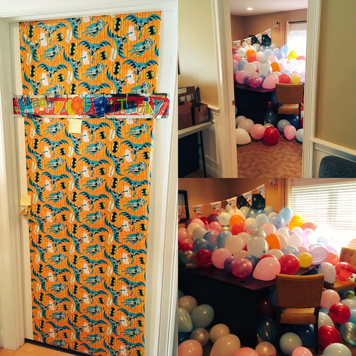 PARMARecordings's tweet photo. OMG. This is what happens when you don't come into the office on your birthday https://t.co/aj6NcbgeKz