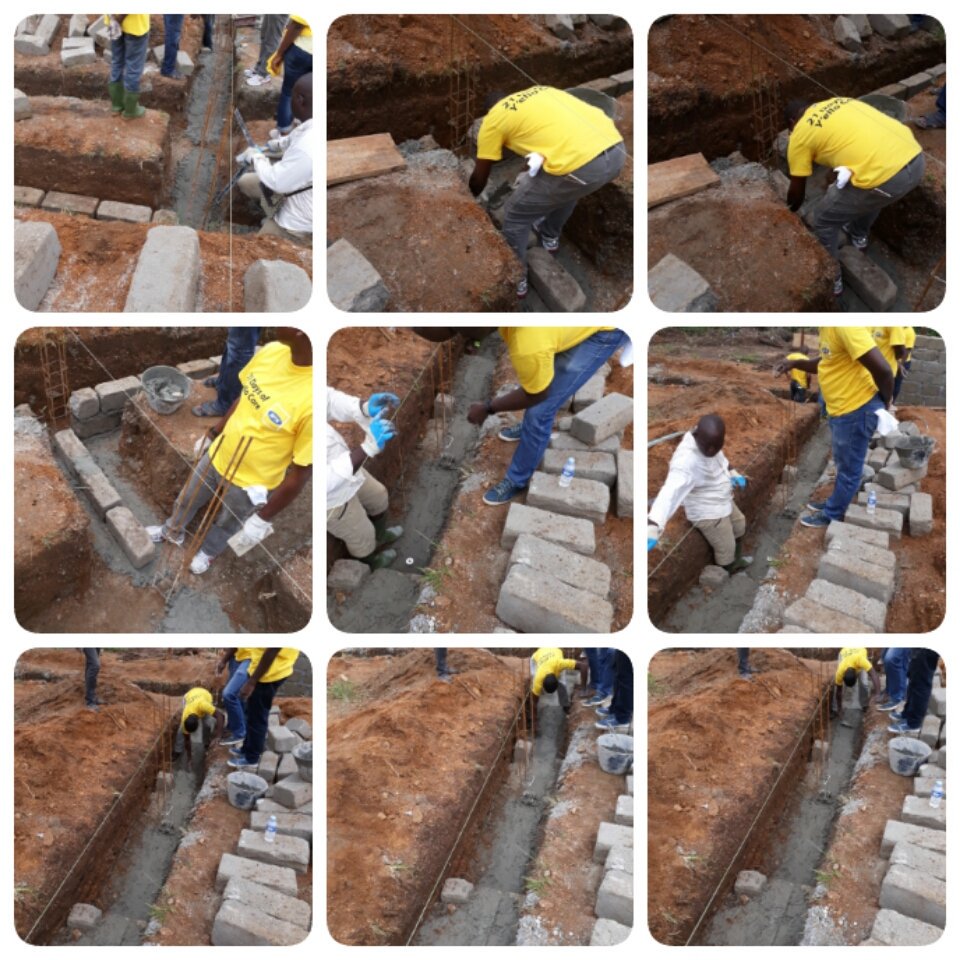 Karukera271's tweet photo. Putting up the foundations #YelloCare #ShareKnowledge @MTNCotedIvoire https://t.co/zl2Idl9LQI