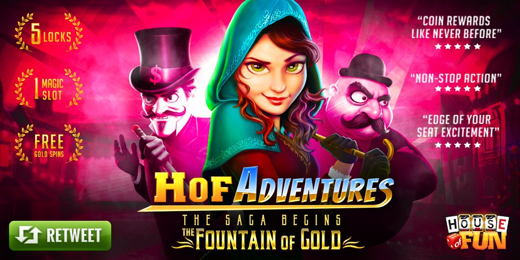 houseoffungames's tweet photo. Did you hear the big news?

🎉 HOF Adventures begins! 🎉
Save the Fountain Of Gold for 💰Fortunes!

Retweet for 5k! https://t.co/BpuUwqIVsP https://t.co/OKB9hcqAXN