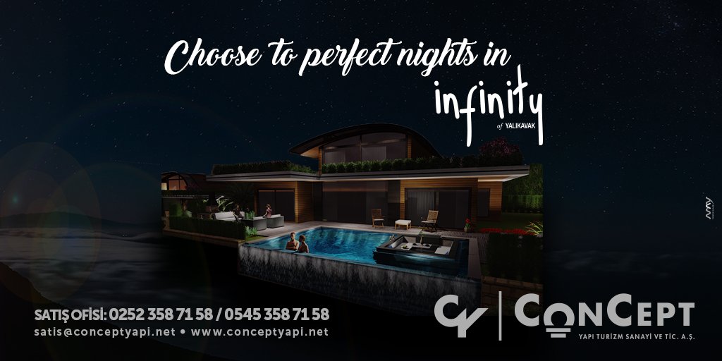0252 358 71 58 / 0545 358 71 58
satis@conceptyapi.net
conceptyapi.net
Choose to perfect nights...
#conceptyapi #turkiye #bodrum