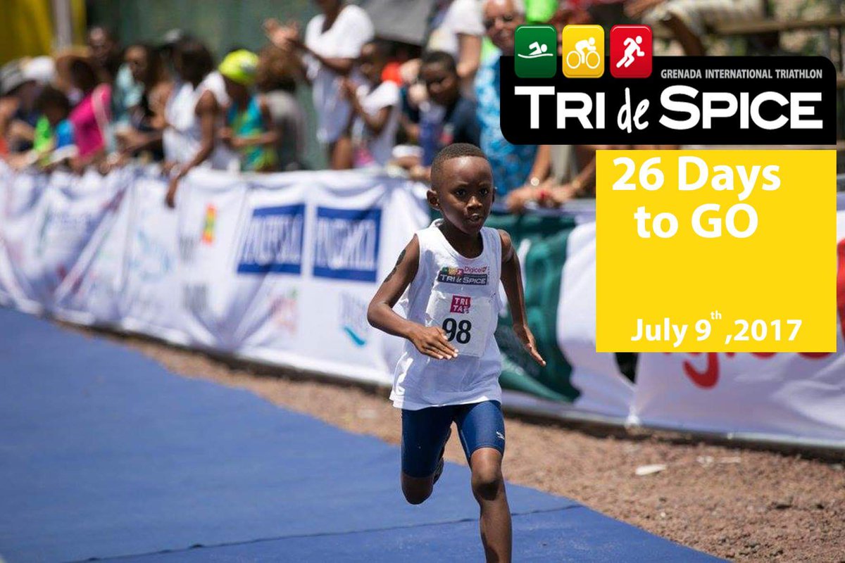 26 Days to Tri de Spice 2017 (Grenada International Triathlon) despiceevents.com 
#triathlon #tridespice #grenada #sports  #triathlete