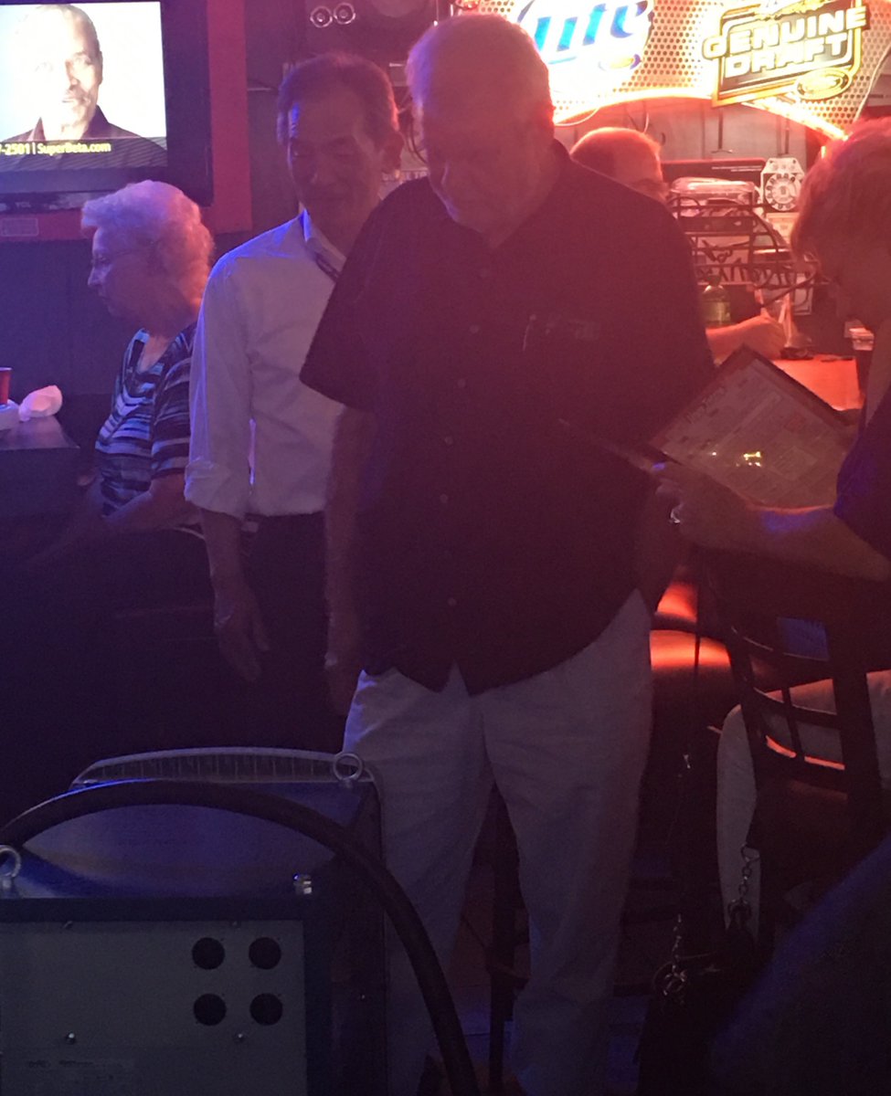 OTCDAIHEN's tweet image. Mel Clifford receiving his surprise P400 Welbee signed by other OTC Daihen employees.  Mel will surely be missed. Happy Retirement Mel!!!!