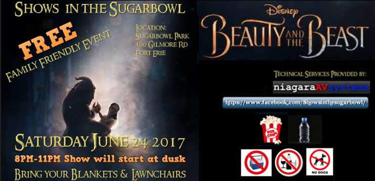 GreaterFortErie's tweet photo. Be our guest, for the first @Sugarbowlmovie of the year! @FESSROCKS @RCBHS @TownOfFortErie https://t.co/dGLwPjrkfp https://t.co/e4DD3KjInb