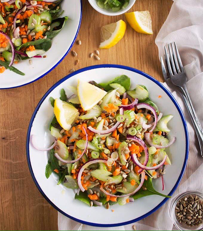 ShootheCook's tweet image. Are you ready for Tuesday? Crunchy Celery Salad with lemon dressing. #Healthy &amp;amp; fresh #salad by #shoothecook #foodie #fitness #photography