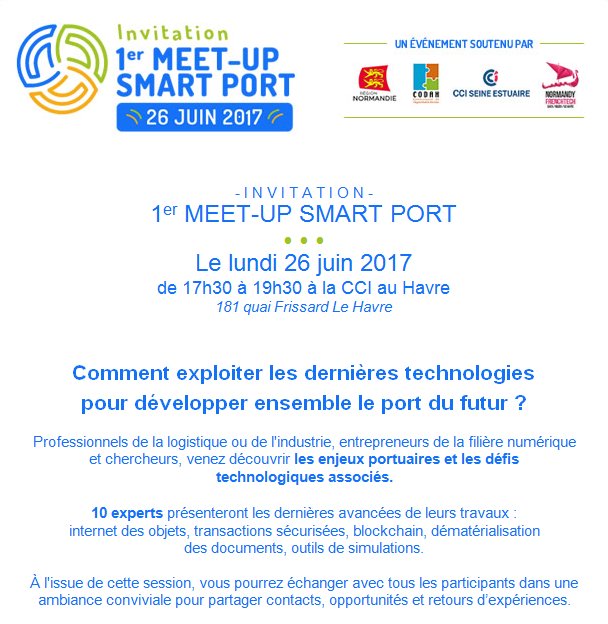 Smartportlh's tweet photo. Comment exploiter les dernières technologies pour développer ensemble le port du futur ? 
https://t.co/ryuXAGyLOa https://t.co/ljmm9nGHJ3