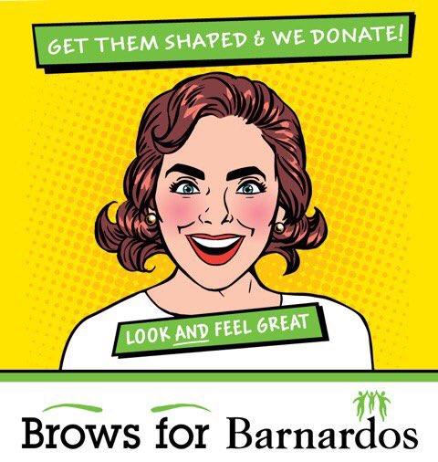 BrownSugarDub's tweet photo. We're delighted to take part in this years βBrows for Barnardosβ campaign!
Find out all the info on our facebook page #BrowsForBarnardos https://t.co/9WU5krufx0
