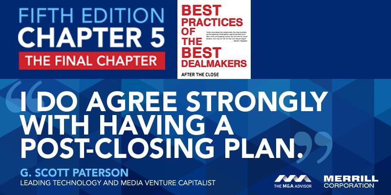 DatasiteGlobal's tweet photo. What should the #PostClosing plan look like? #CEOs and corporate development leaders offer expertise: https://t.co/f7SFc8cM5P @themaadvisor https://t.co/iKjImNodyD