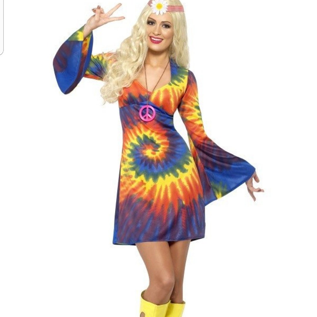 Halloweenspot1's tweet photo. Groovy like Tuesday. 
https://t.co/gucClMUZSu

#hippiecostume #costumeparty #tiedyecostume #oldschool #halloweencostume #halloweenspot https://t.co/ieTEpe8kZG