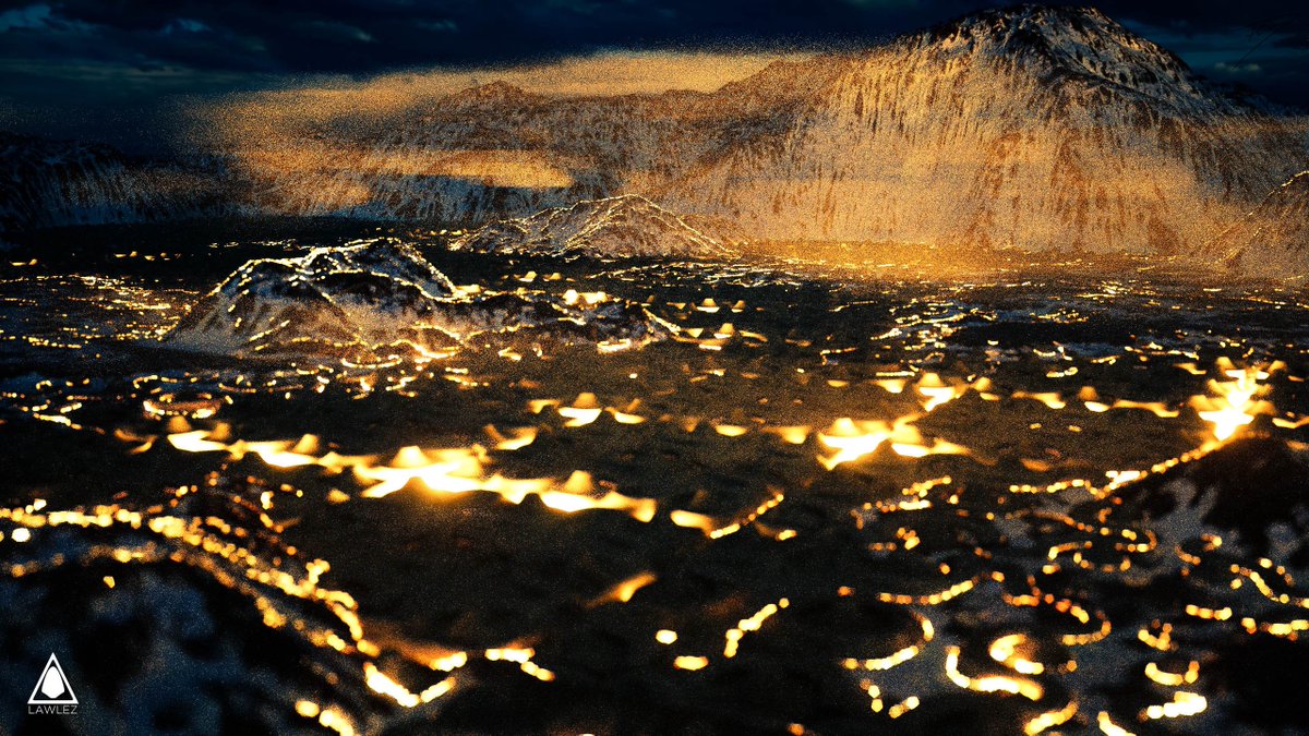 Lawlez_'s tweet photo. Feed my children volcanos #2.
Watch speedart: https://t.co/RYdgAr9jC7
#lawlez #swissartist #c4d #worldmachine #octane #landscape #lava https://t.co/2z3guiFS9b