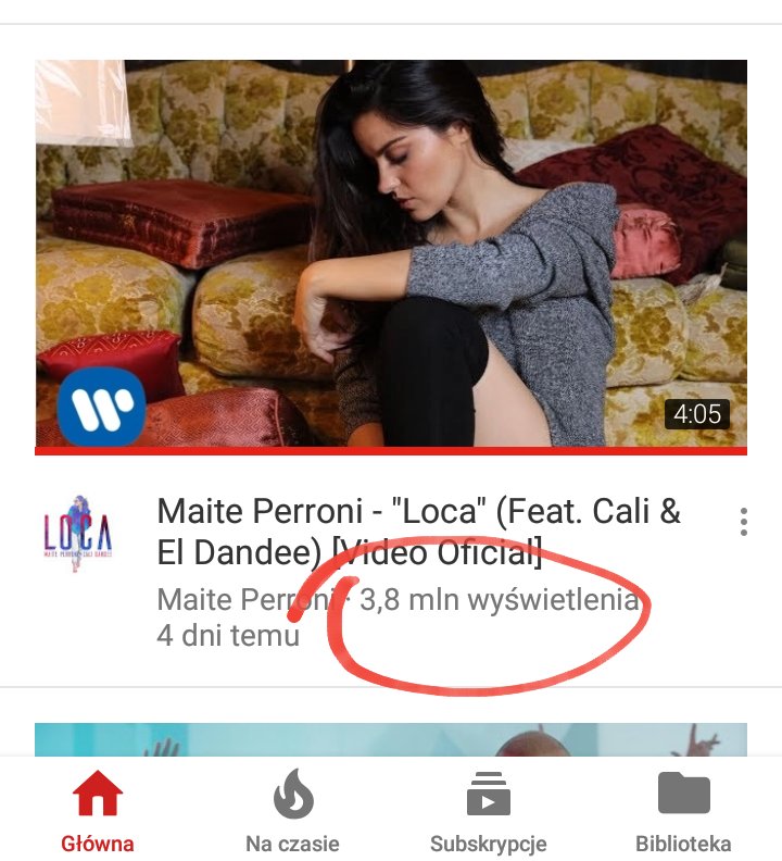 Casi 4 mln!! 🙊🙊🙊 Todos están locos por #Loca 😁😍💃 Muchas felicidades <a href="/MaiteOficial/">Maite Perroni Fan Account</a> <a href="/Calidandee/">Cali Y El Dandee</a> 🤗 Vamos por más!! 💗