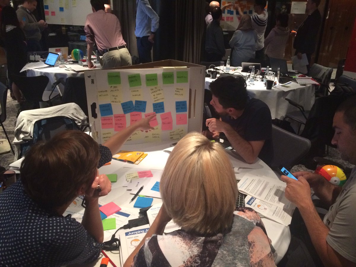 SaraLogghe's tweet photo. Nearly finishing our hypothesis journey #nngux #postitparty https://t.co/7ngBASHwO1
