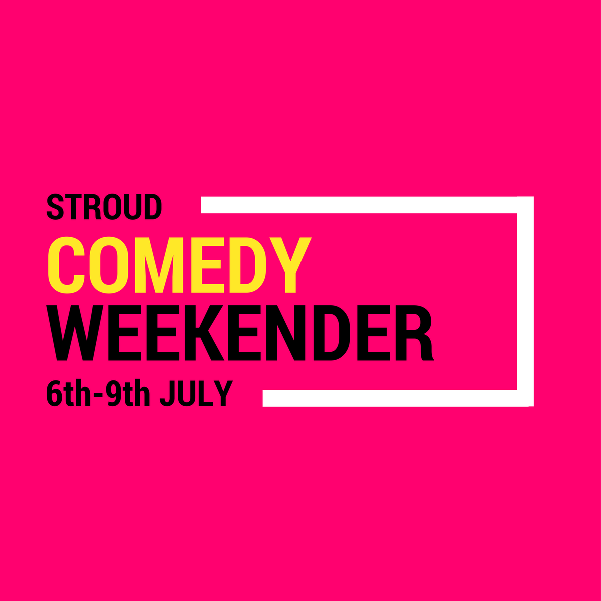 stroud_sub's tweet photo. Some of the tickets for our #ComedyWeekender are selling like hot cakes! Get yours before it's too late... https://t.co/M7ci31anQz https://t.co/u4JtqvfCwH