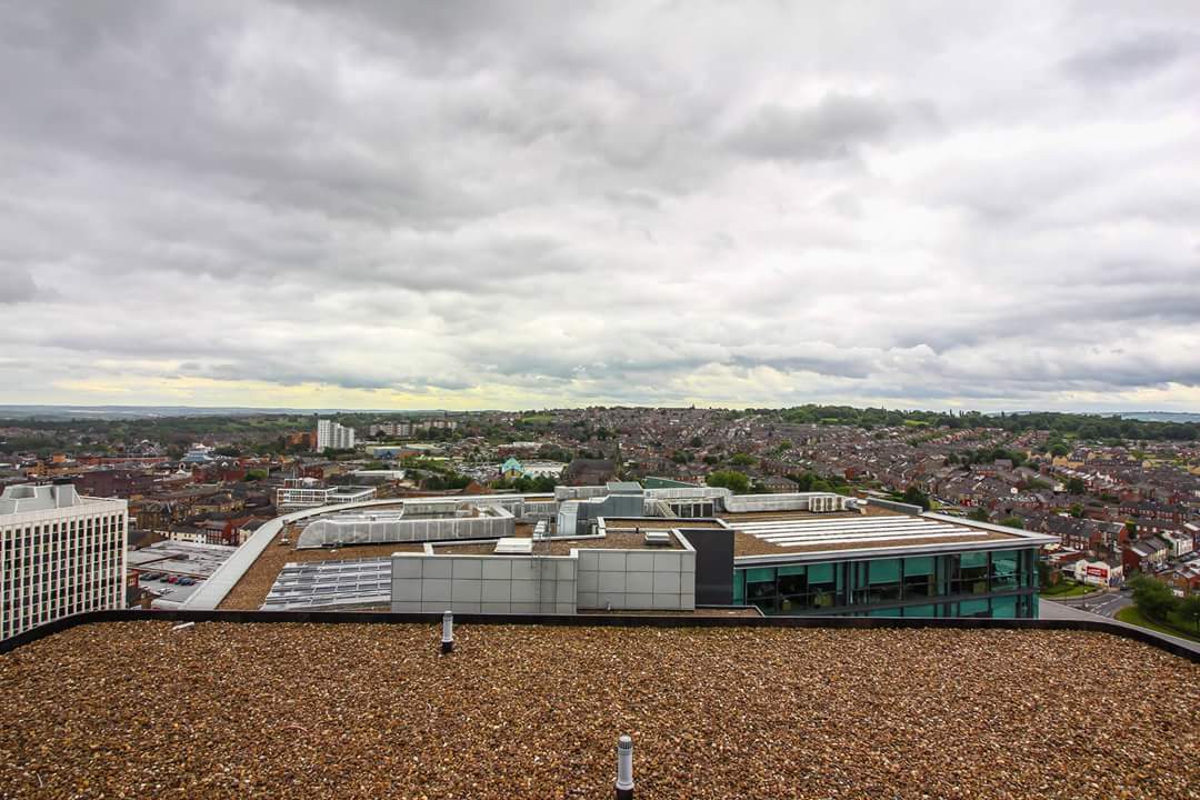 BASDbarnsley's tweet photo. A trip to the top of Gateway Plaza @GatewayPlaza  @RobertaRodgers @VisitBarnsley @ChronOnline #barnsleyisbrill #southyorkshire https://t.co/nKG96vp0ir