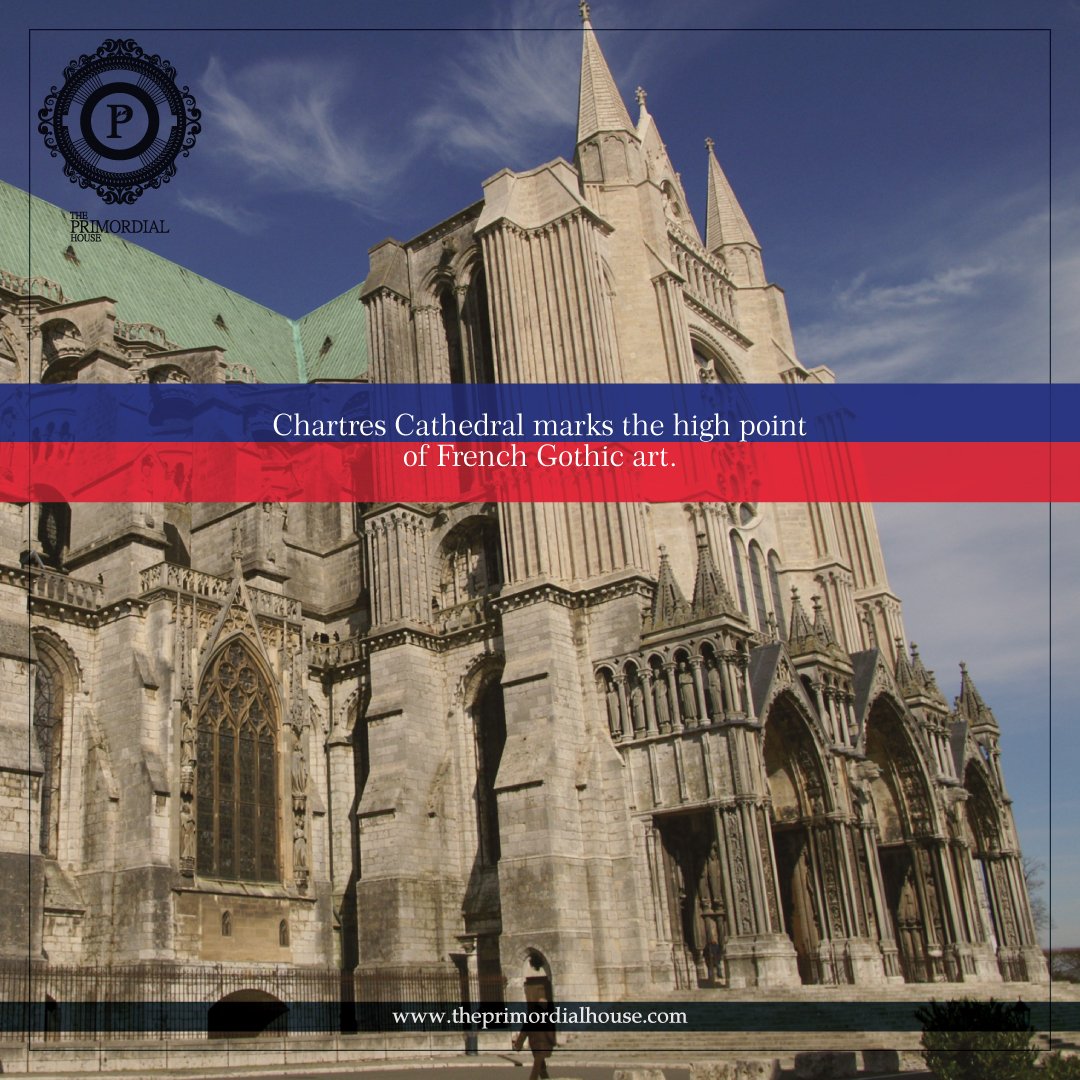 PrimordialLuxe's tweet photo. Chartes Catherdral's porches with sculptures &amp; stained-glass windows make it a masterpiece.
#FrenchDesign #Mumbai #ThePrimordialHouse🏙 https://t.co/KWYEj5PehS