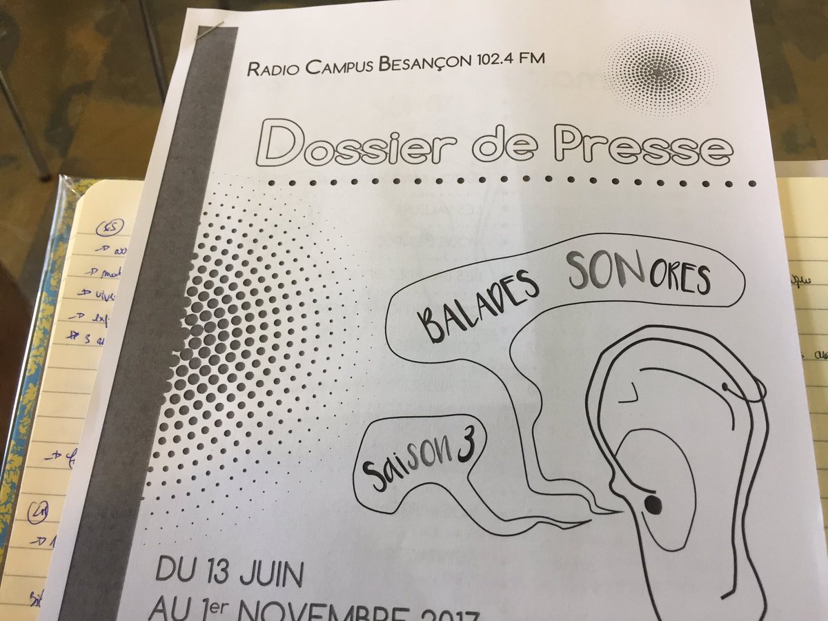 Présentation de balades sonores saison 3. @villedebesancon <a href="/DoubsTourisme/">Doubs Tourisme</a> <a href="/RadioCampusBesa/">Radio Campus Besac</a>