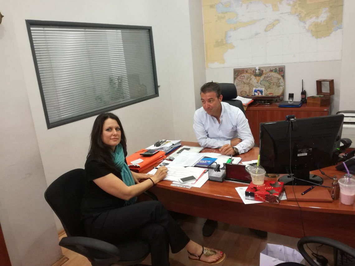 <a href="/WimaAssociation/">WIMA Association</a>  visits the offices of our company - member, HAJIEFREMIDIS SHIPPING AGENCY