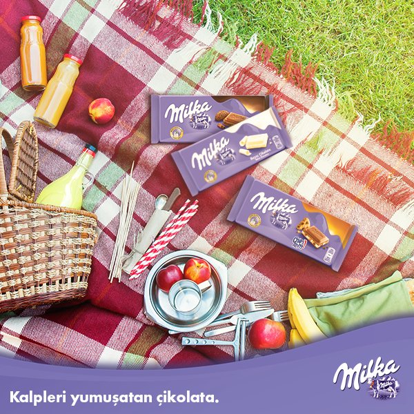 Kalpleri yumuşatan #Milka, piknikte de yanında!