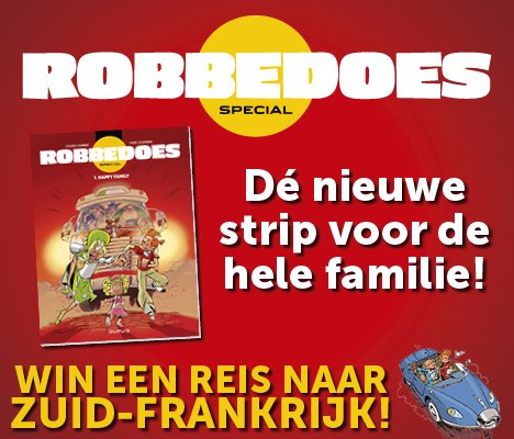 Win een reis naar Zuid-Frankrijk nav release #Robbedoes Special 'Happy Family'. Deelnemen? Klik op bit.ly/2sWRky7. Succes!