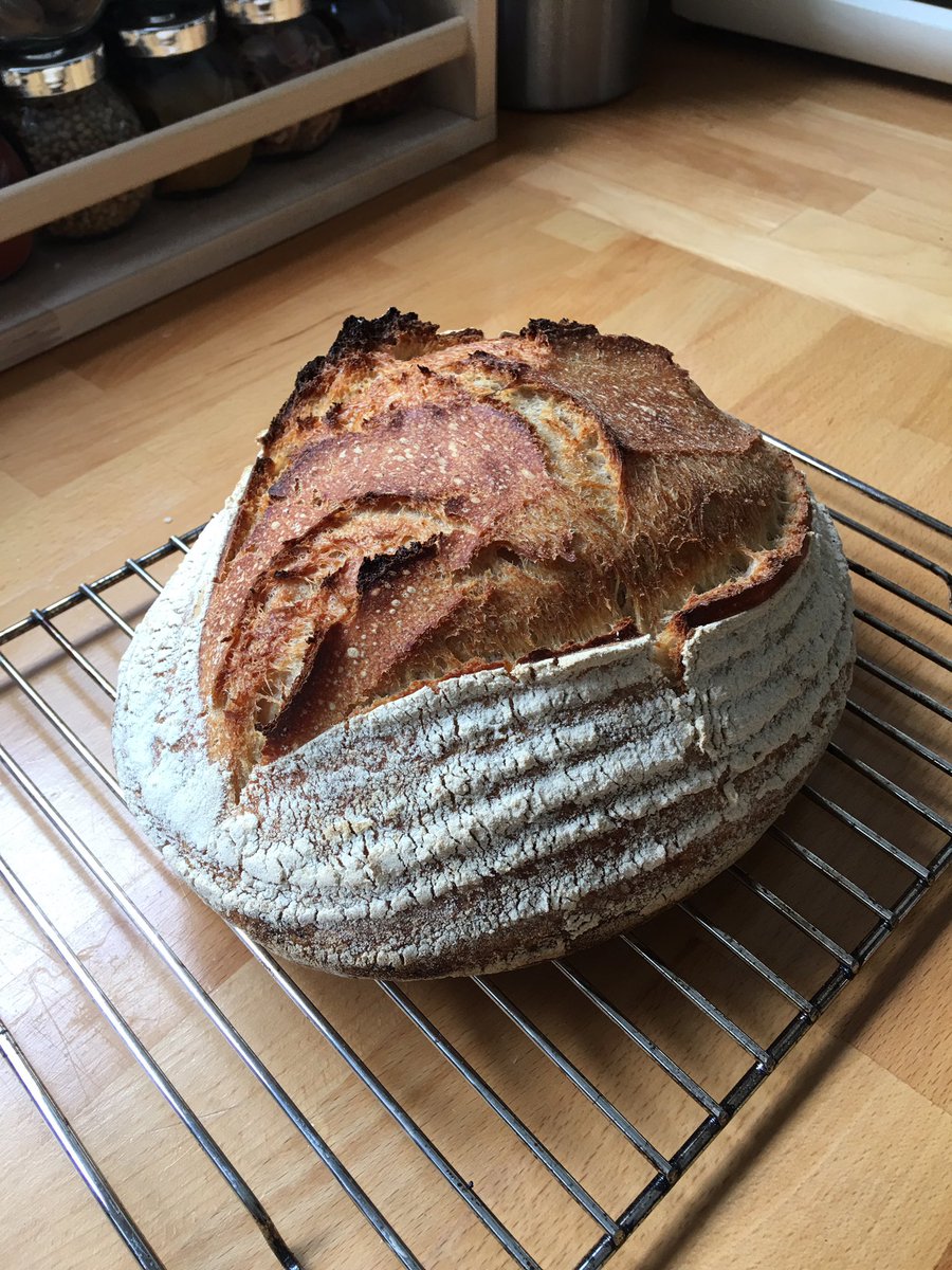 steviechis's tweet photo. She'll be cool in time for lunch #sourdough https://t.co/nzAOY666Ii