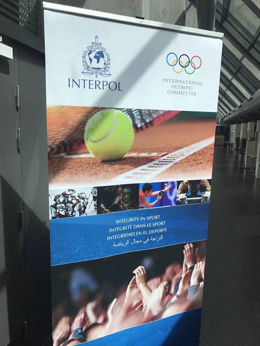 claesson_j's tweet photo. Fördjupar kunskapen med hjälp av Interpol och IOK. #minmatch #matchfixing https://t.co/GNtRIrTaqs