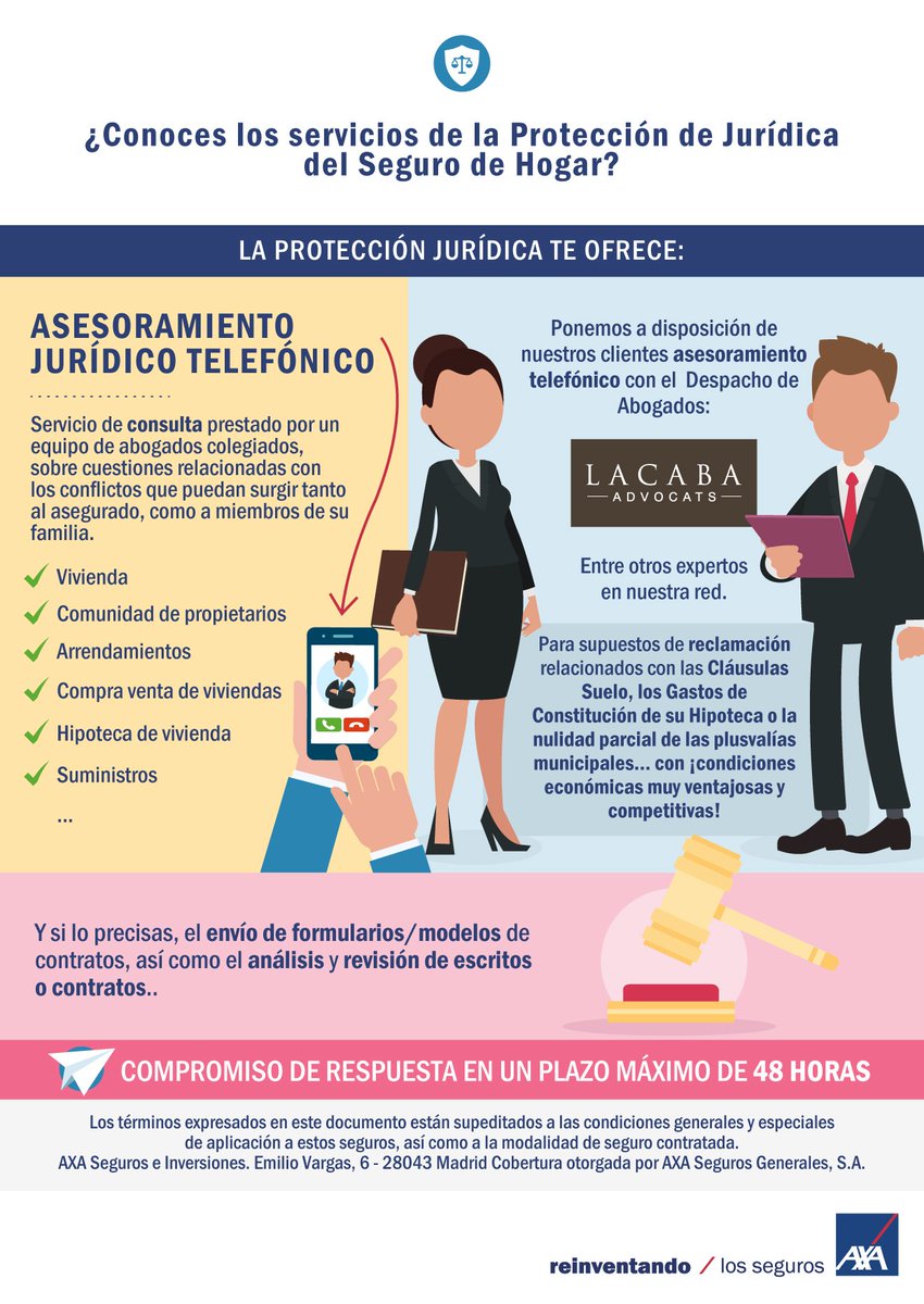 RomanSegurosAxa's tweet photo. ¿Quieres disfrutar de la mejor #protección jurídica en tu #SegurodeHogar? Confía en Hogar Flexible de AXA https://t.co/eq38Ety1MN