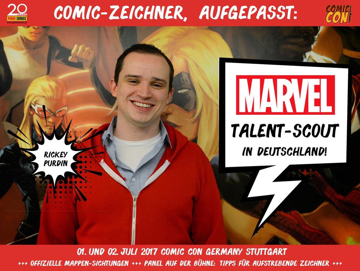 Rickey Purdin Pa Twitter Extremely Excited To Say I Ll Be At Comiccongermany 7 1 7 2 For Marvel Portfolio Reviews And Panels