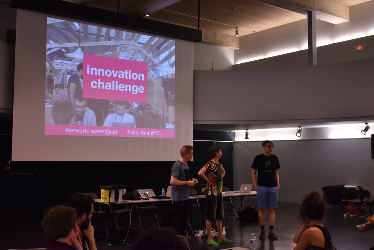 sicbcn's tweet photo. The #sic17 kick-off meetup just started with presentations by the 6 teams! https://t.co/8C38D6zBPF