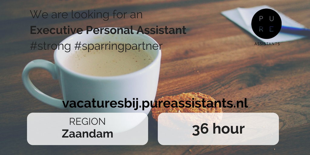 #Vacancy #executivepersonalassistant for the Managing Director Europe of an #international #dutchcompany in #Zaandam bit.ly/Executive_assi…