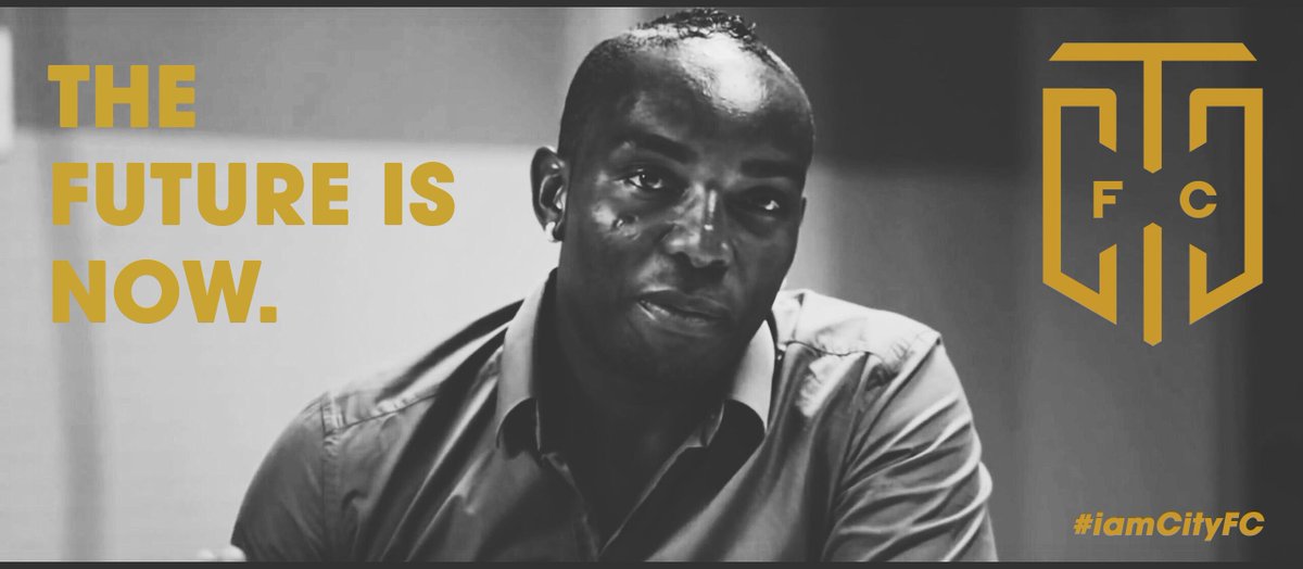 CapeTownCityFC's tweet photo. CTCFC is proud to announce Benni McCarthy as the new Head Coach. The prodigal son has returned.

#iamCityFC #TheFutureIsNow https://t.co/ndwrb7x1lu