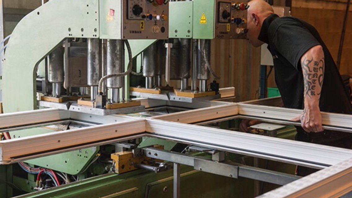 KA_Windows's tweet image. Here is an exclusive preview of our new premium range of Windows on the production line!⚒ in stores soon... #Hardwork #exclusive