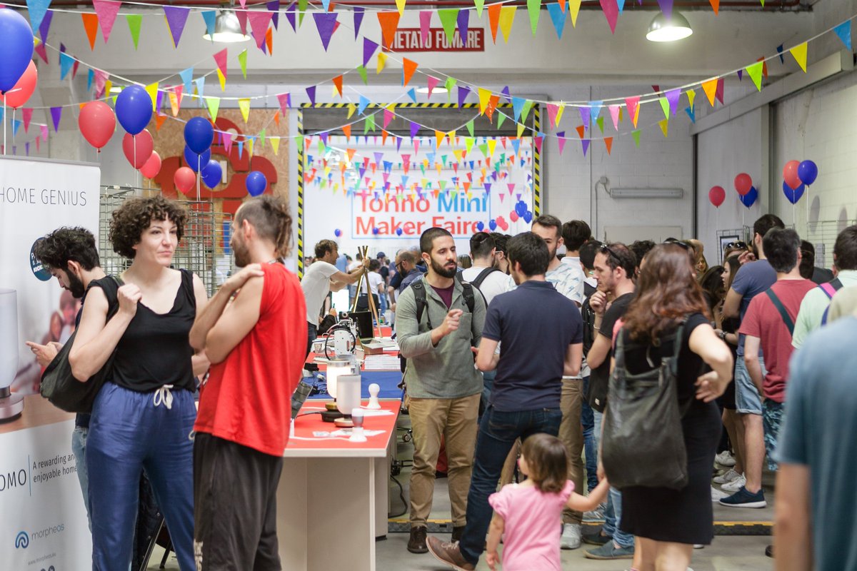 TOmakerfaire's tweet photo. Tutte ma proprio tutte le foto di #ToMMF2017? Sfogliale qui! ๐ https://t.co/bQj3Oa3tN0 ๐ #MakerFaire #Torino https://t.co/JlFoXV29Kj