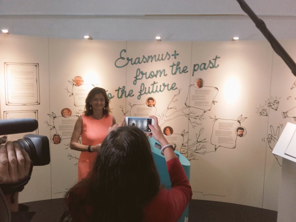 garagErasmus's tweet photo. The @Wetipp app and the Erasmus+ Online Meeting Point getting spotlight on the celebrations of the 30th Anniversary #EPlusFuture https://t.co/ySBXAZt9cA