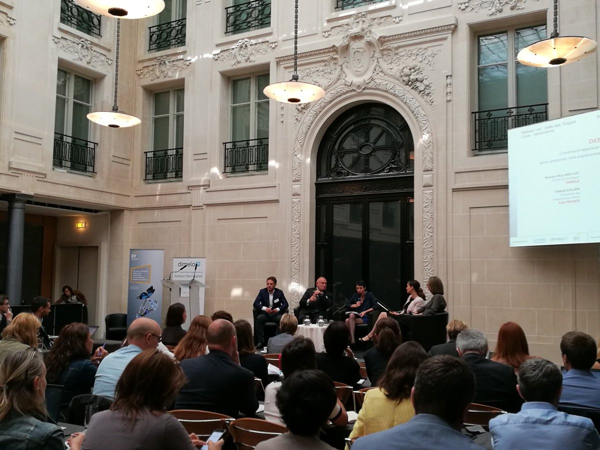 RingCentralFR's tweet photo. [#ArgusExpClient] Début du débat avec @AXAFrance, @generalifrance, @GroupeMacif et Dimelo ! https://t.co/oaRrfNeHJX