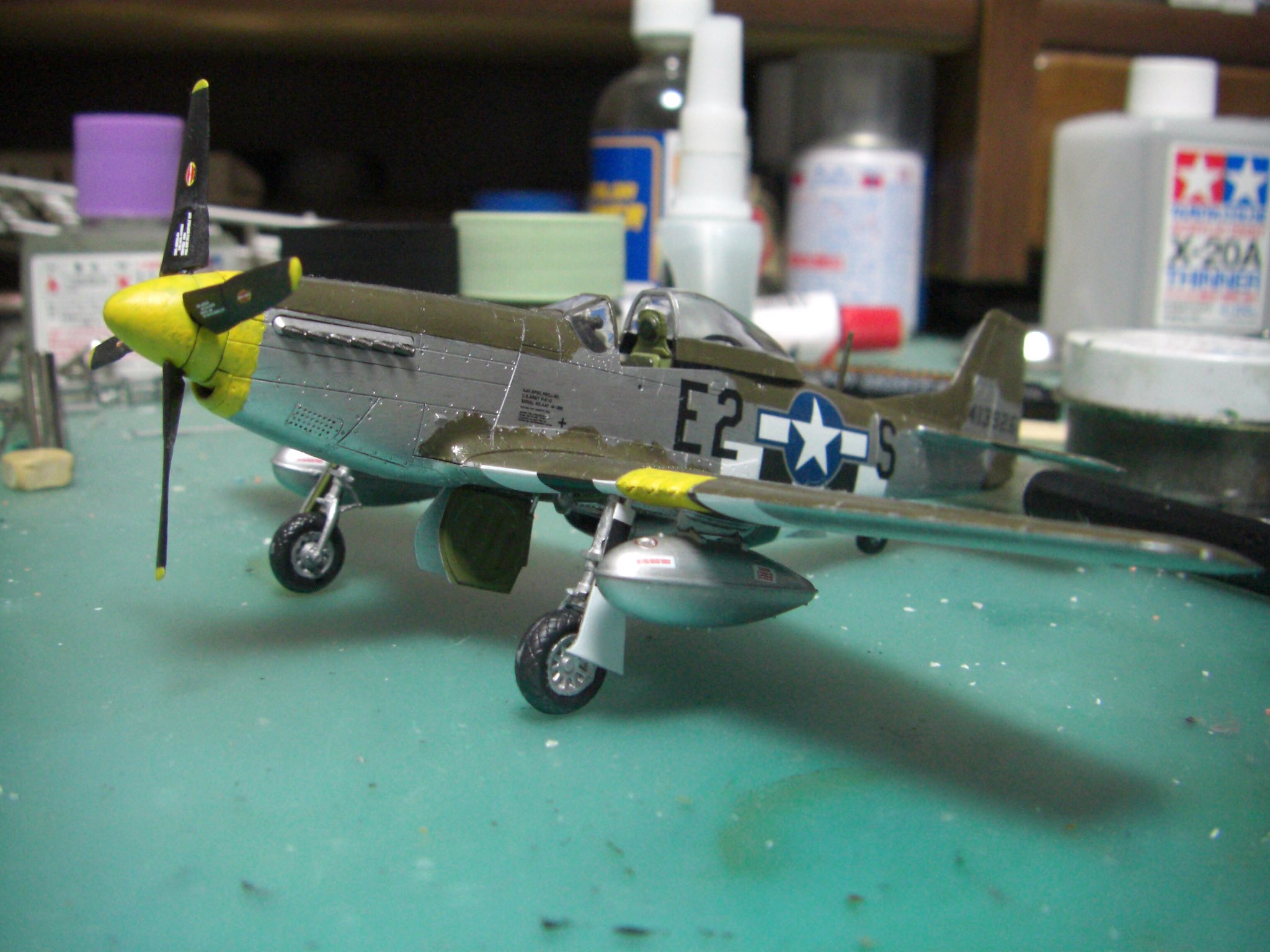 海賊プラモデル屋】田宮1/48 F51D 第361戦闘航空団第375戦闘飛行機 Corgi P-51D アメリカ陸軍航空軍 第361戦闘航空群 第375戦闘飛行