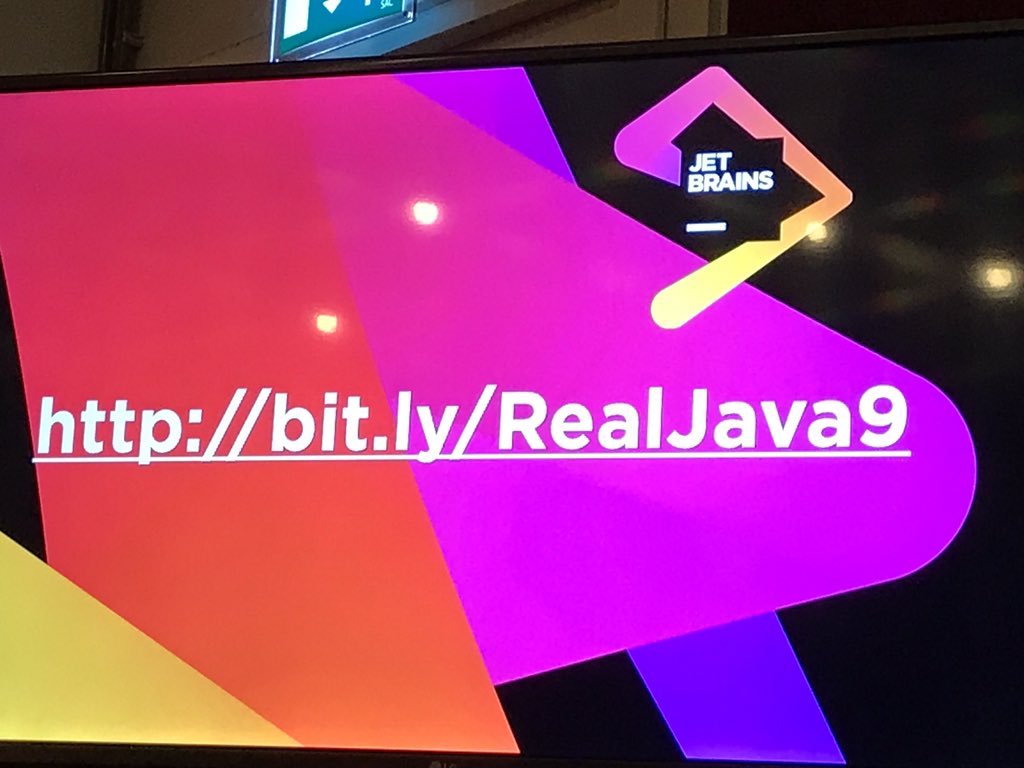 Kristalsoftware's tweet photo. Real world Java 9 by Trisha Gee https://t.co/0Qlh9bCUJu