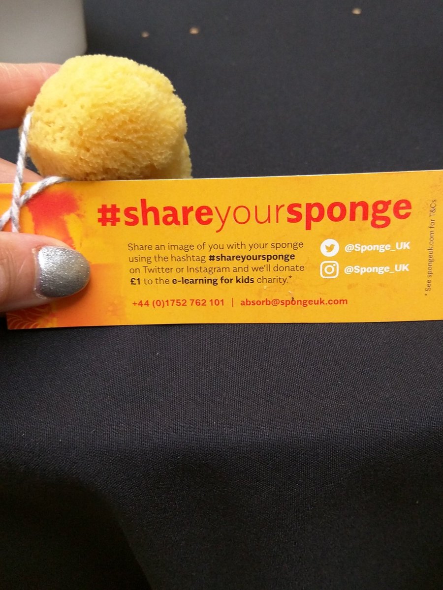 wendypeskett's tweet photo. #shareyoursponge for a donation to elearning for kids charity https://t.co/Yhetqoqh5X
