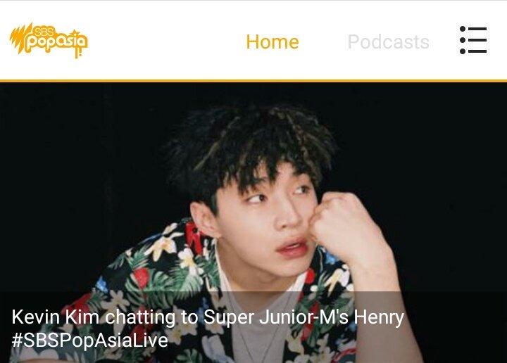 [#sbspopasia] #헨리 #henry 오늘 헨리 나온대요 💕 @SBSPopAsia