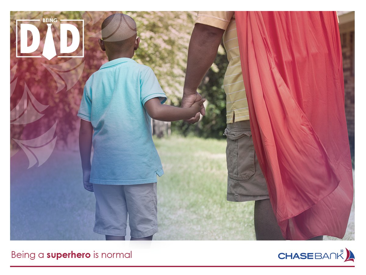 chasebankkenya's tweet photo. Dads' are the super-heroes and we're their sidekicks. #BeingDad https://t.co/9CswBH8zkG