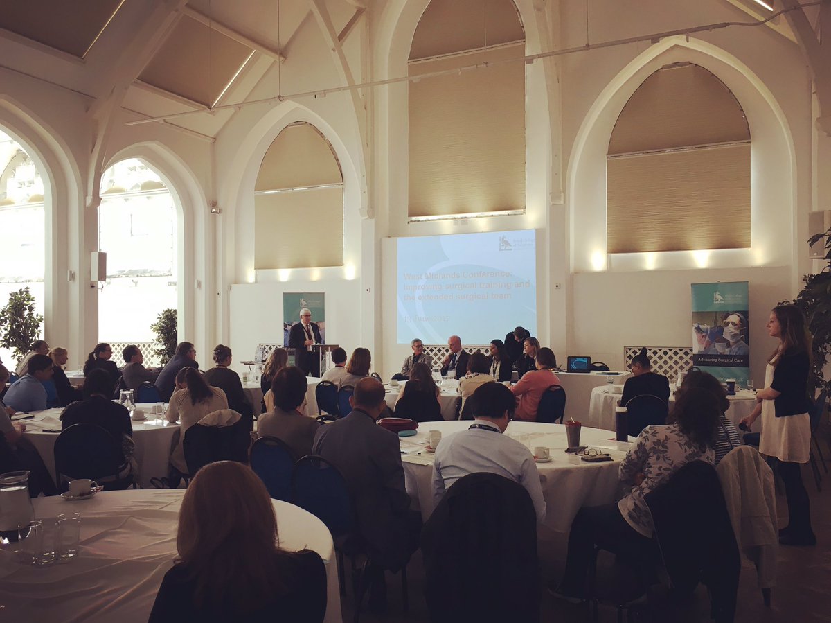 RCSnews's tweet photo. Great to see a full house at the @custardfactory for the #WMconference. This mornings session focussed on improving surgical training https://t.co/CCHmh7qkFz