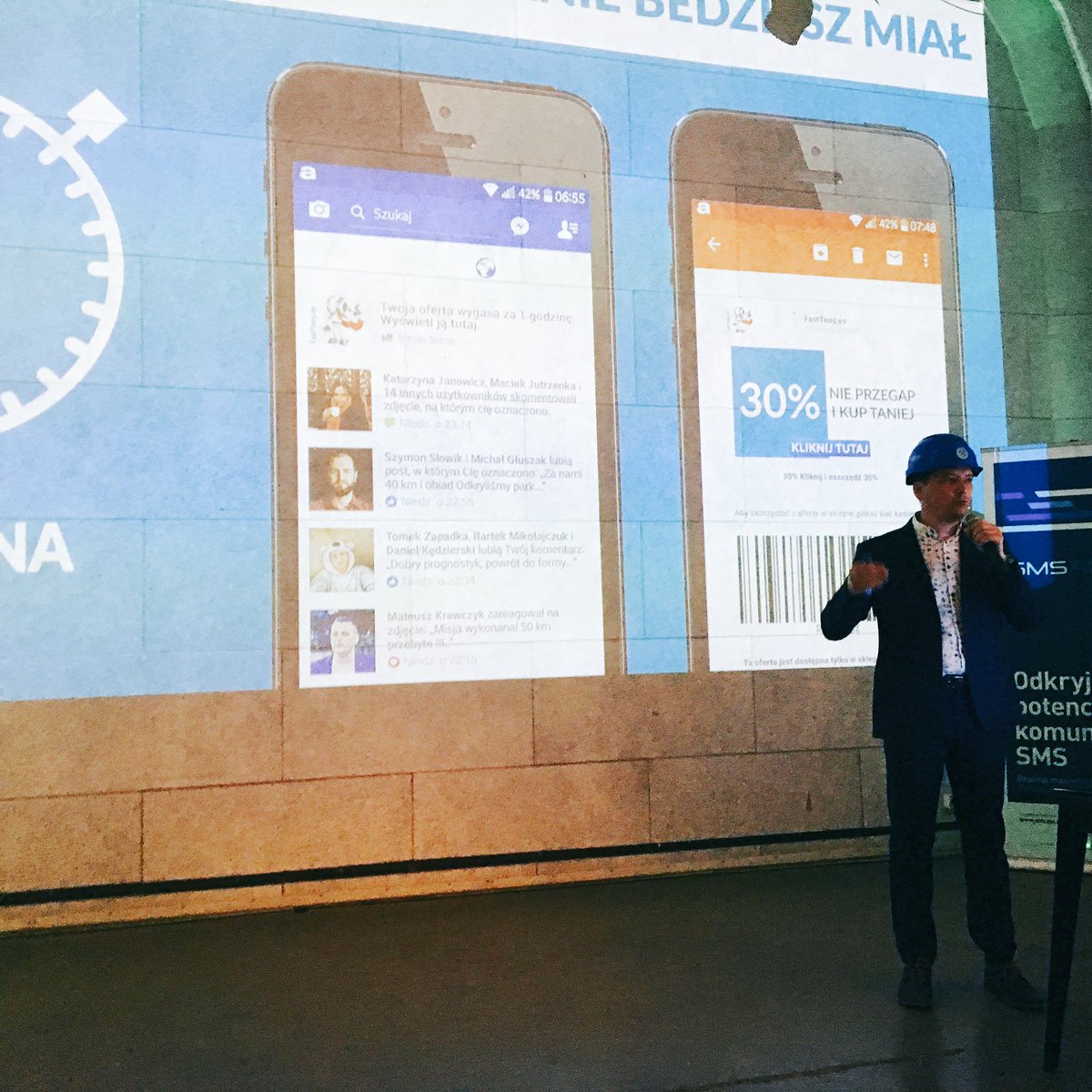 szymonslowik's tweet photo. Łączenie offline, online, podejście wielokanałowe & more. Daniel Kędzierski @FastTonyES na #mobilesilesia #fasttony #facebook #marketing https://t.co/qUInNMBAlz