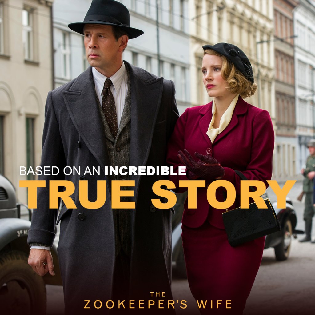 Antonina Żabińska risked everything to save as many people as she could. #TheZookeepersWife

On Digital HD 6/20
On Blu-ray and DVD 7/4